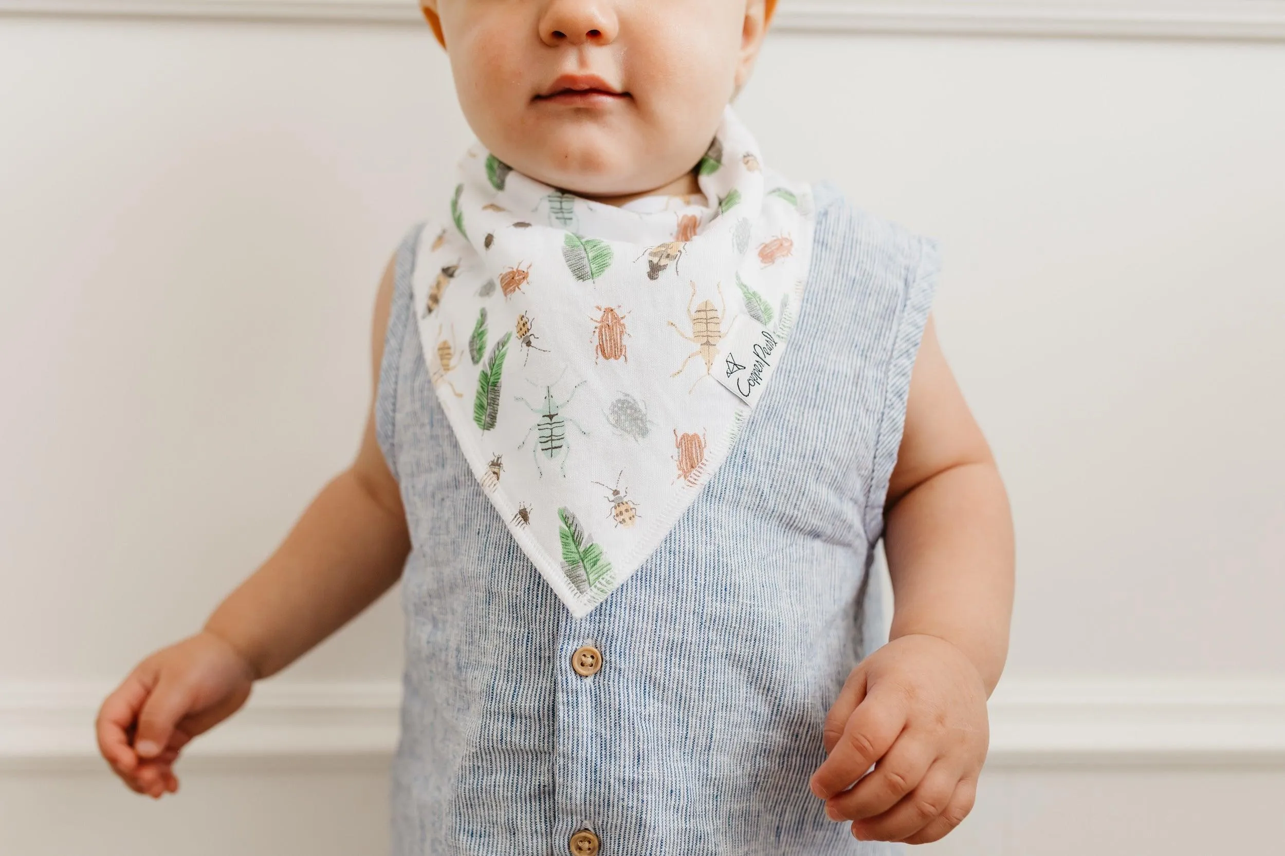 Baby Bandana Bibs - Peanut