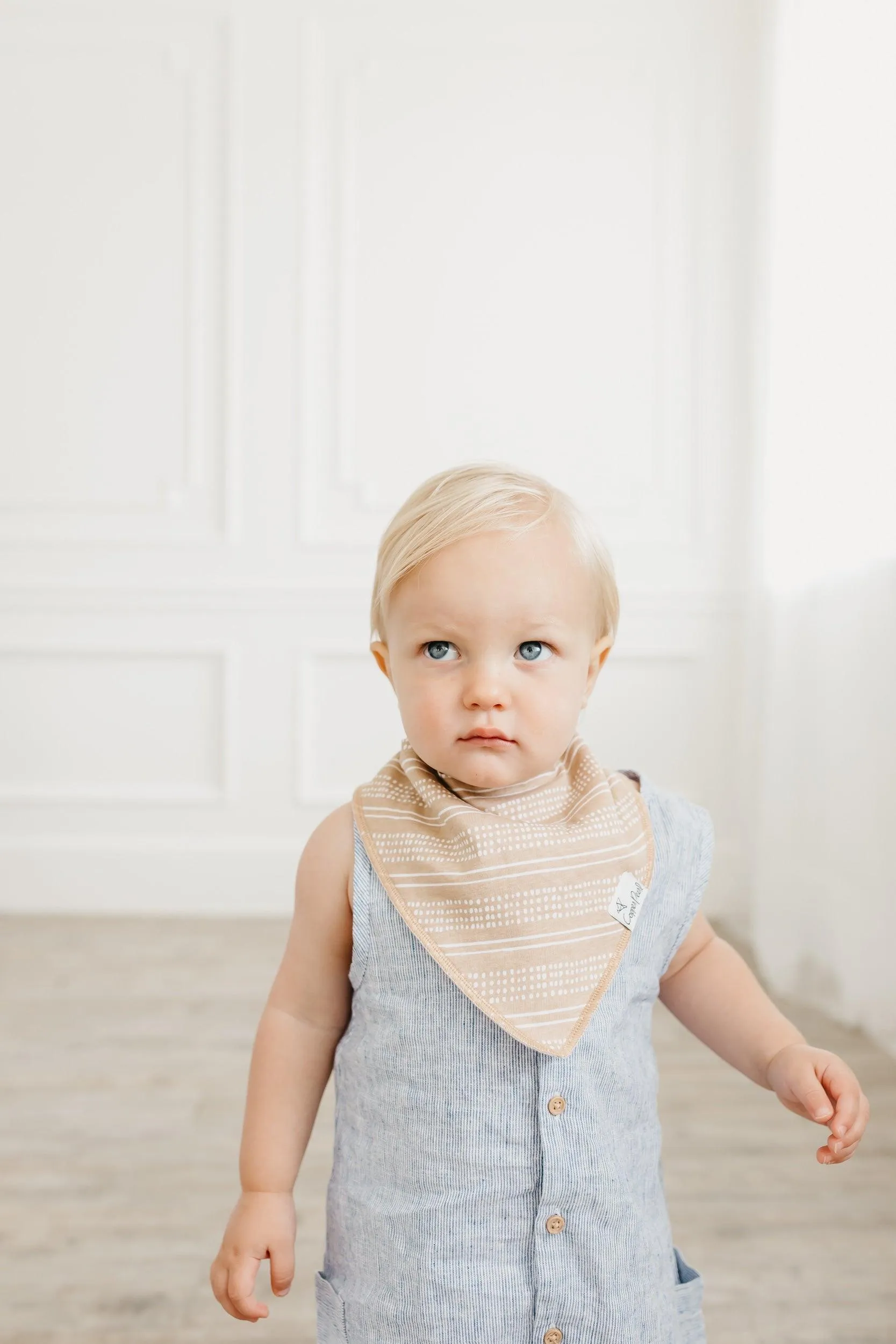 Baby Bandana Bibs - Peanut