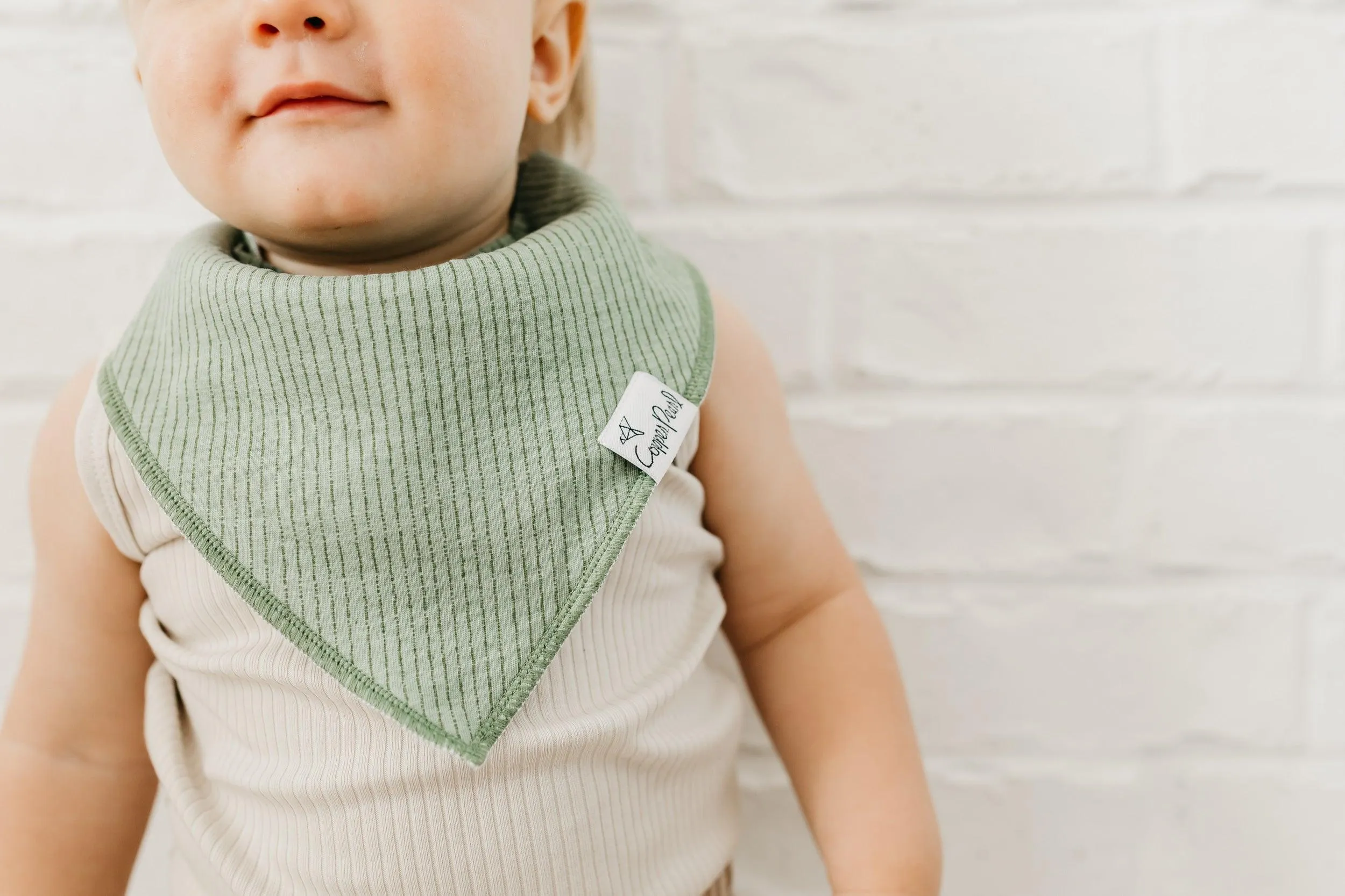 Baby Bandana Bibs - Peanut