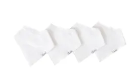 Baby Bandana Bibs - White Basics