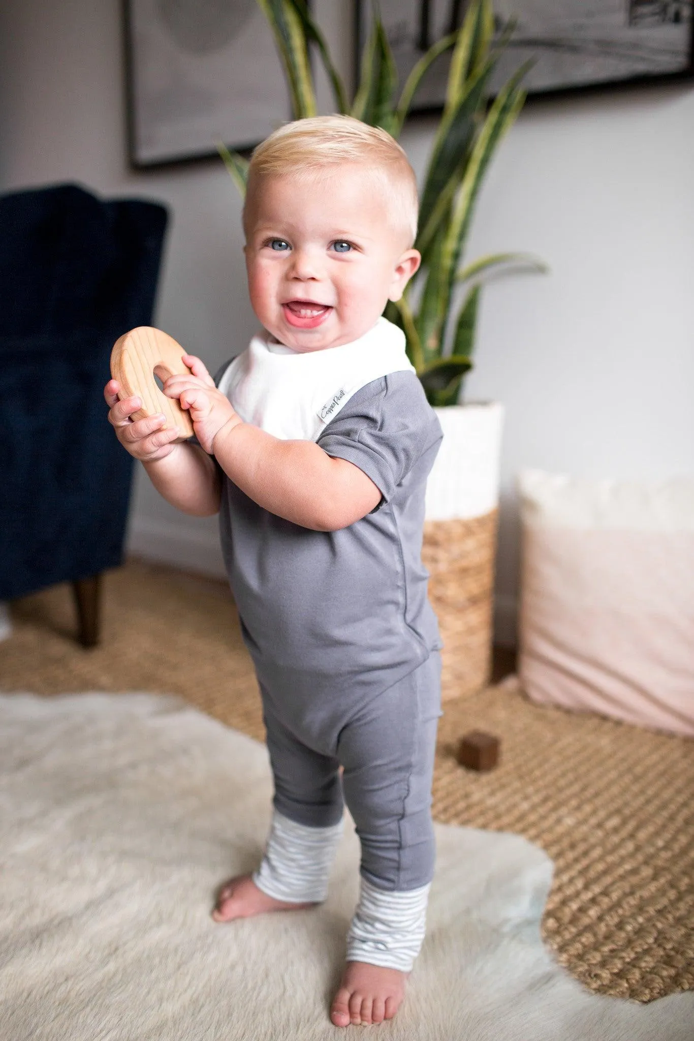 Baby Bandana Bibs - White Basics