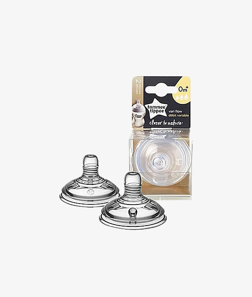 Baby Bottle Teats - Tommee Tippee  Closer To Nature  0m