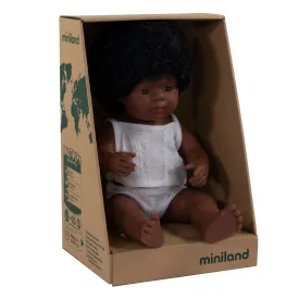 Baby Doll - African American Girl - 38cm - BPA Free