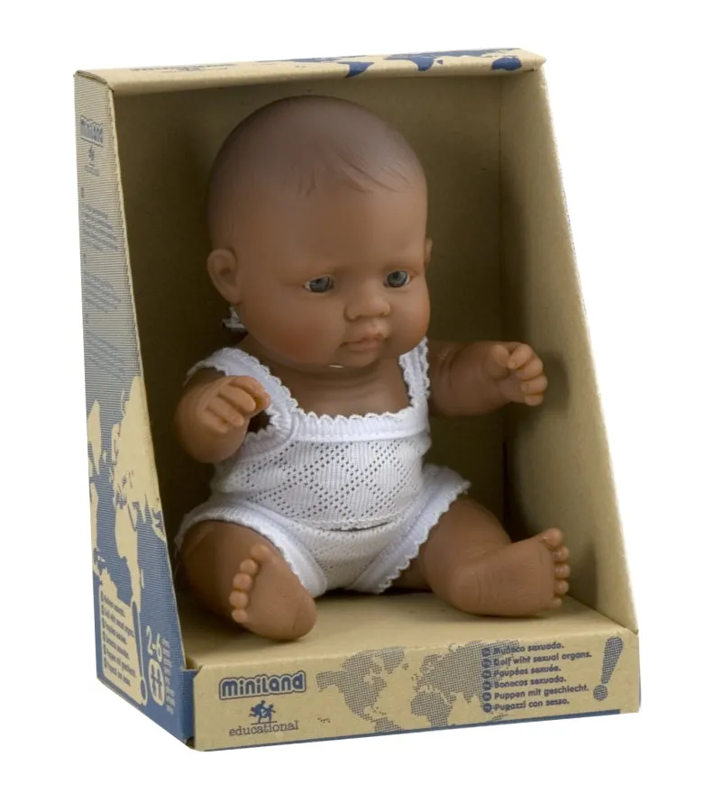 Baby Doll - Hispanic Boy - 21cm - BPA Free