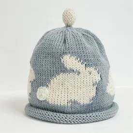 Baby Hat - grey rabbit