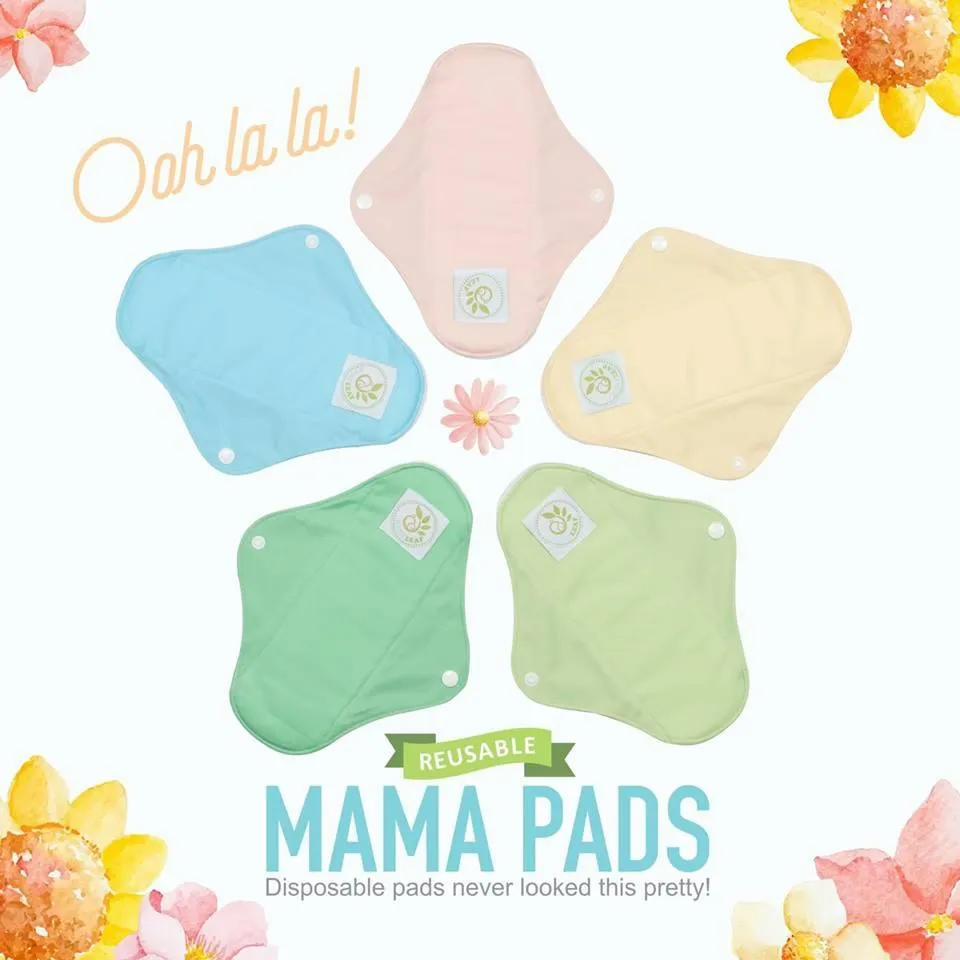 Baby Leaf Reusable Washable Mamapads