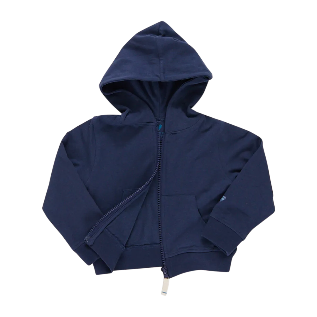 Baby Organic Hoodie - Dress Blues