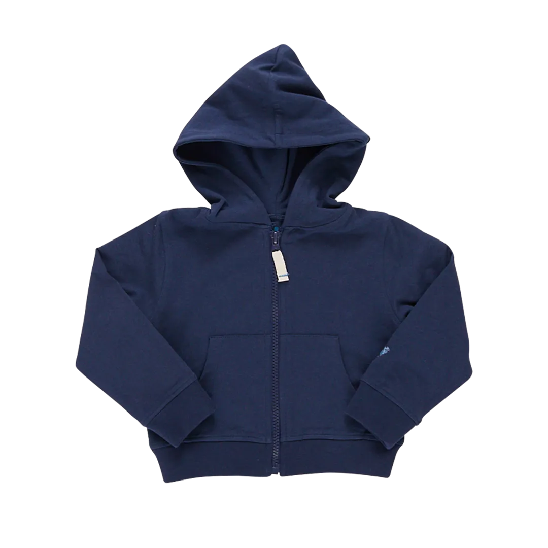 Baby Organic Hoodie - Dress Blues