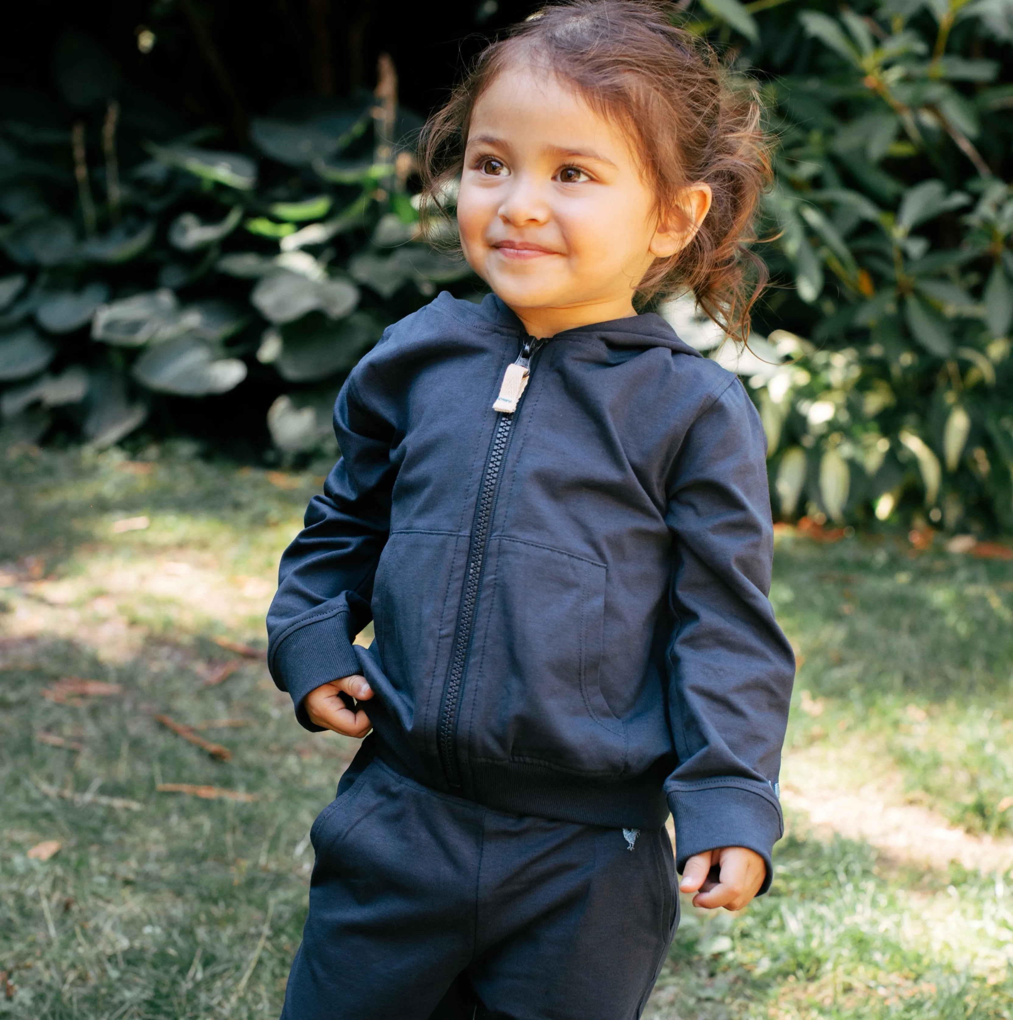 Baby Organic Hoodie - Dress Blues