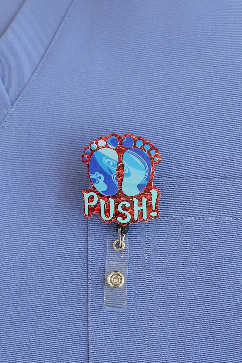 Baby Push Midwife ID Badge