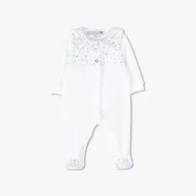 Babygrow - Garden Floral Velour