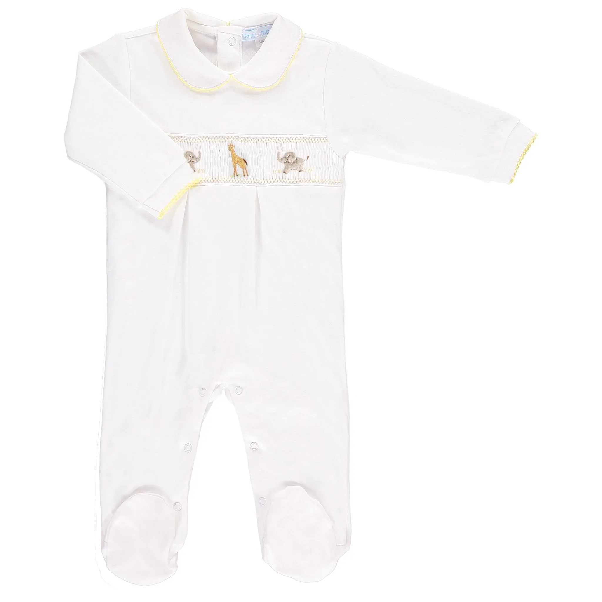 Babygrow - Safari Smocked Footsie