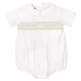 Bailey Smocked Bubble - Cross