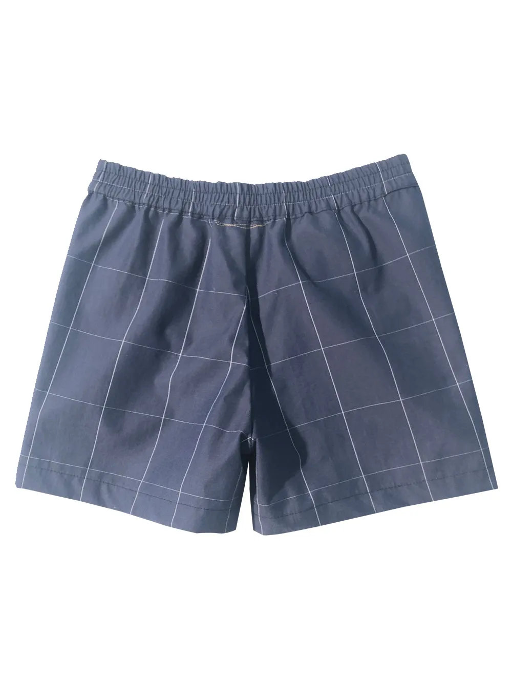 Balou Navy Checked Shorts