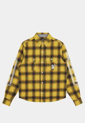 BBC Check L/S Shirt Yellow