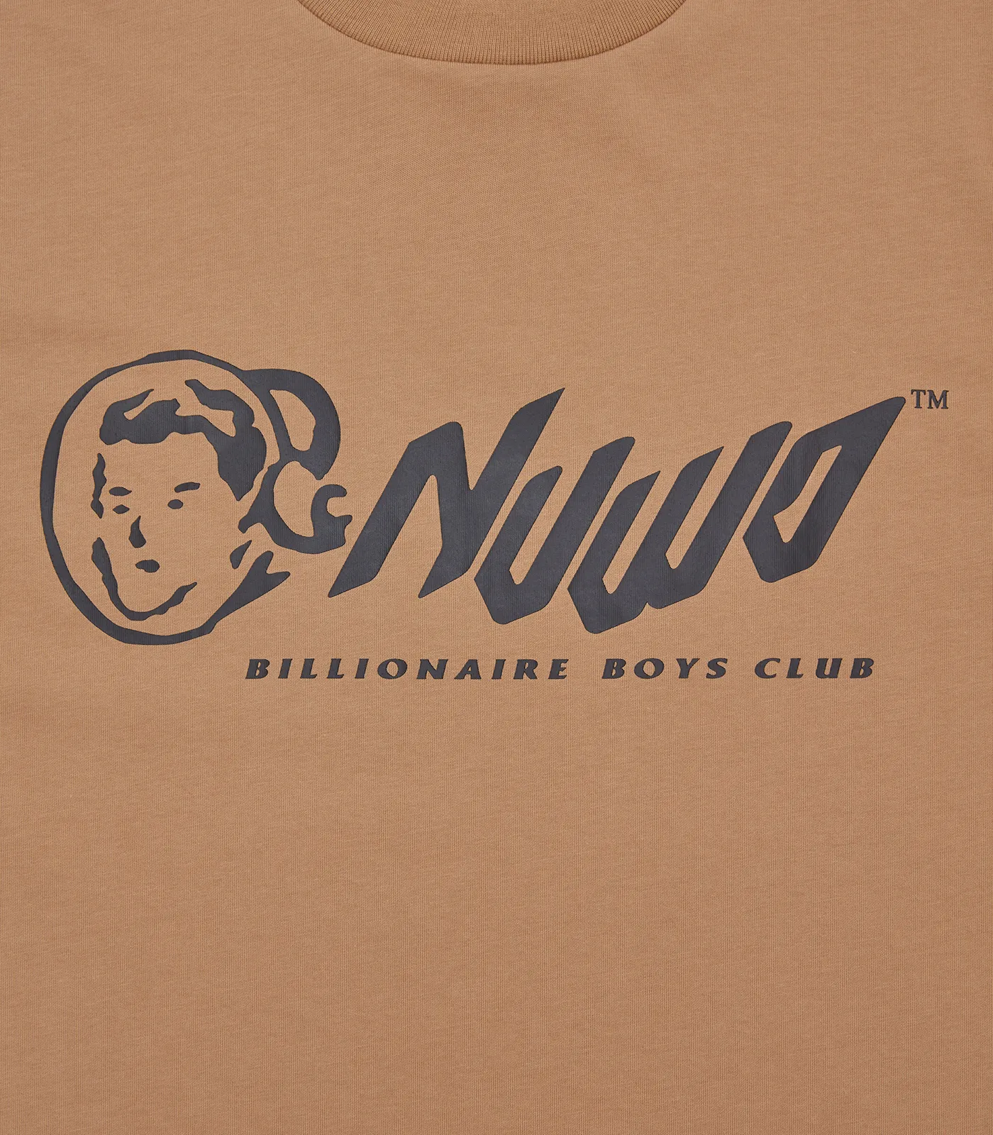 BBC X NUWO OG LOGO T-SHIRT - BROWN