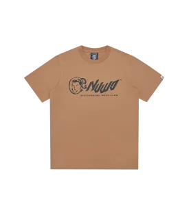 BBC X NUWO OG LOGO T-SHIRT - BROWN