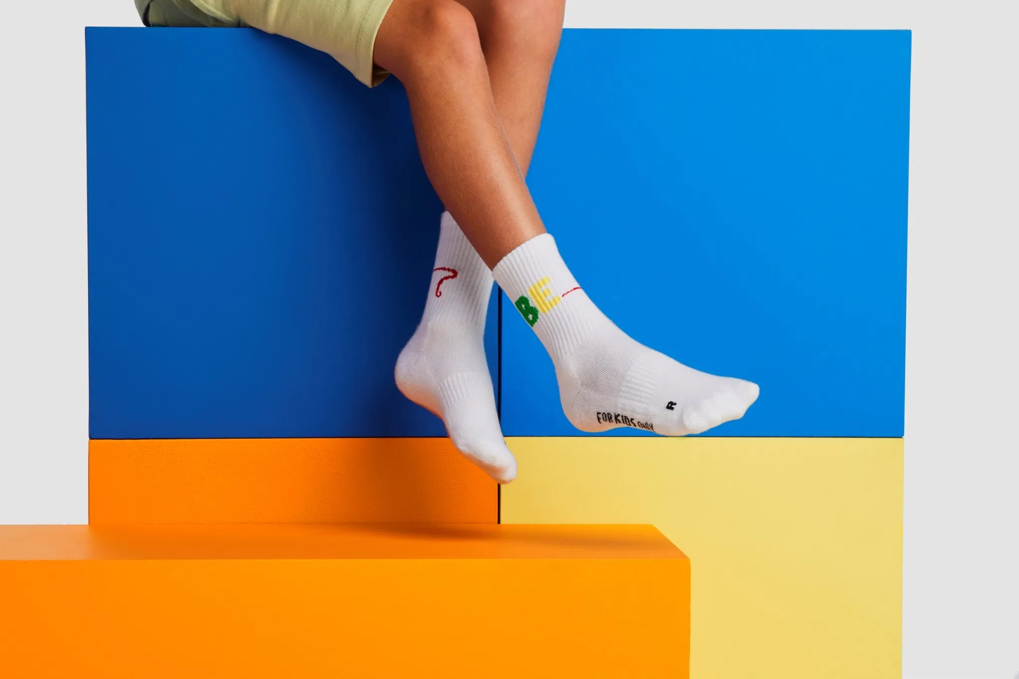 BE Classic Socks - 2 Pack Colorful Logo