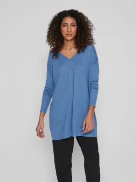 Bella V-Neck Top (Federal Blue)