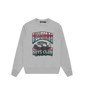 BIG CATCH CREWNECK - HEATHER GREY