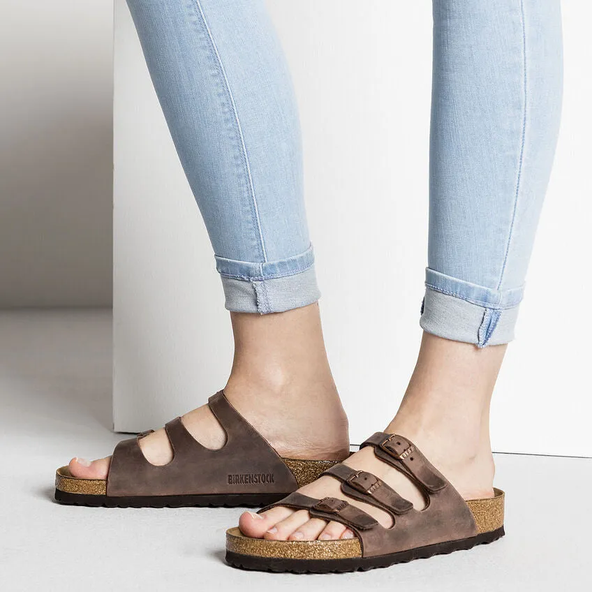 Birkenstock Florida Soft Footbed Oiled Leather Sandals Women's