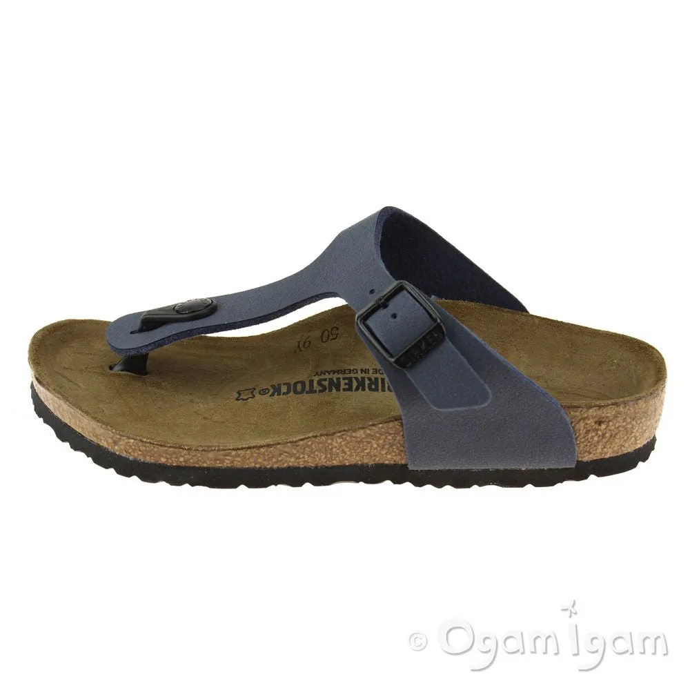 Birkenstock Gizeh Kids Navy Boys Girls Navy Toe-post Sandal