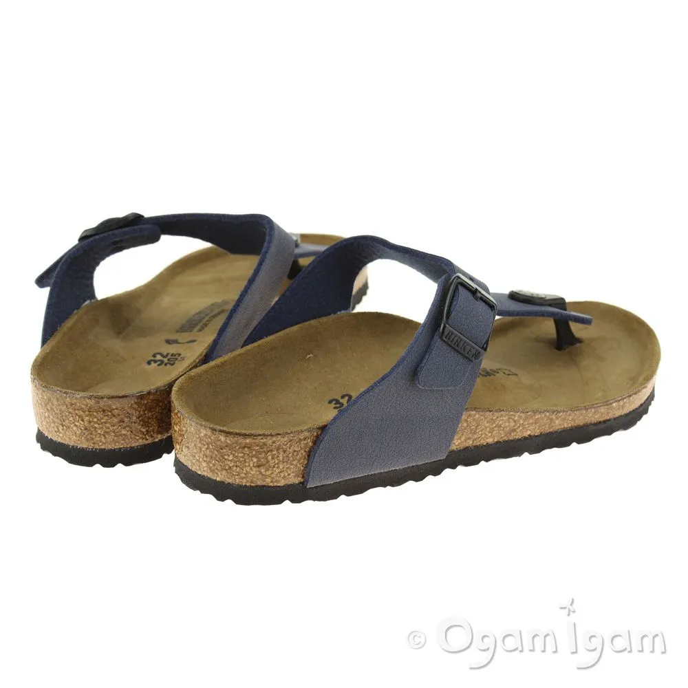 Birkenstock Gizeh Kids Navy Boys Girls Navy Toe-post Sandal