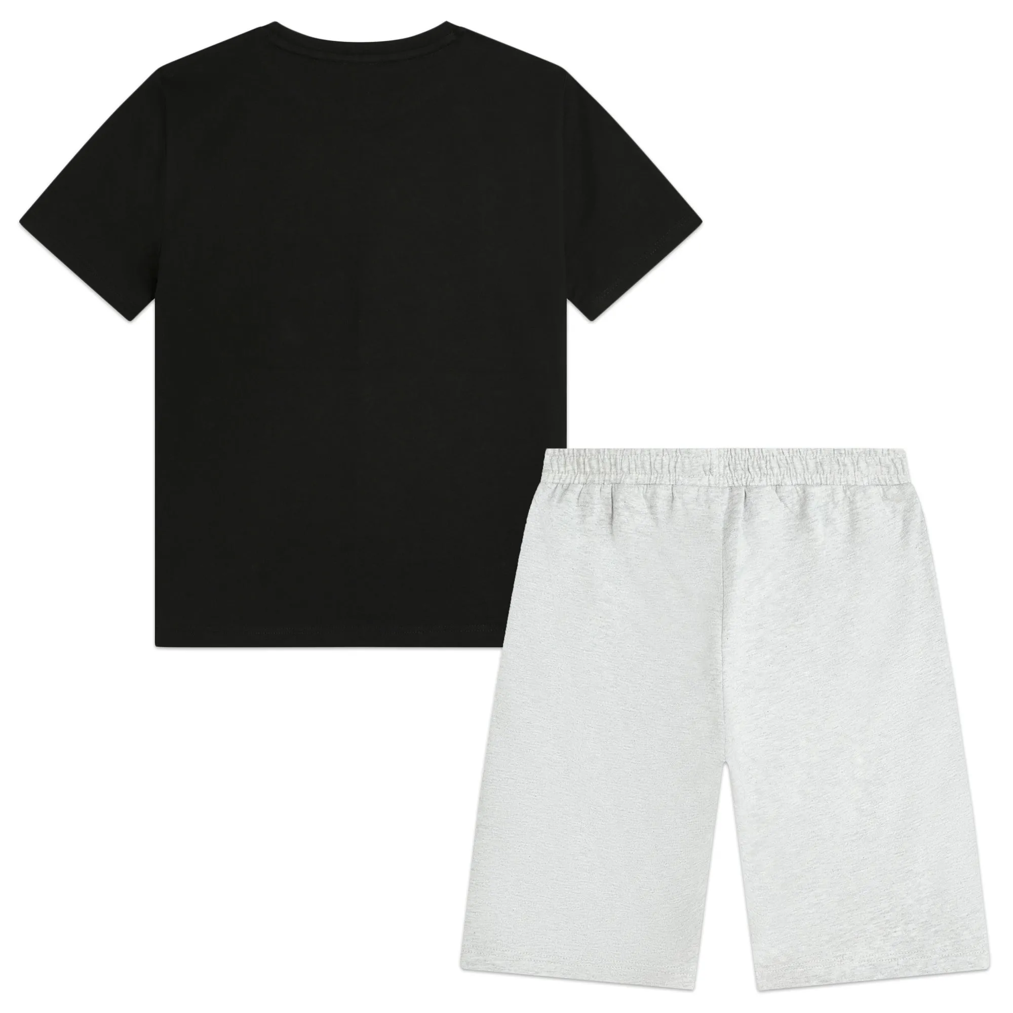 Black & Grad Shorts Set