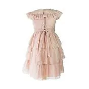 Blush Lace Tiered Ruffle Toddler Dress