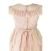 Blush Lace Tiered Ruffle Toddler Dress