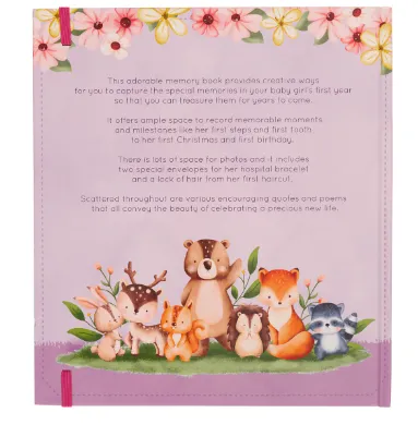 Book Baby Memory Book For Girls Hard Cover MBB018