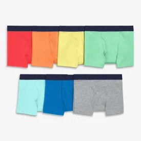 Boxer 7-pack in solid rainbow mix