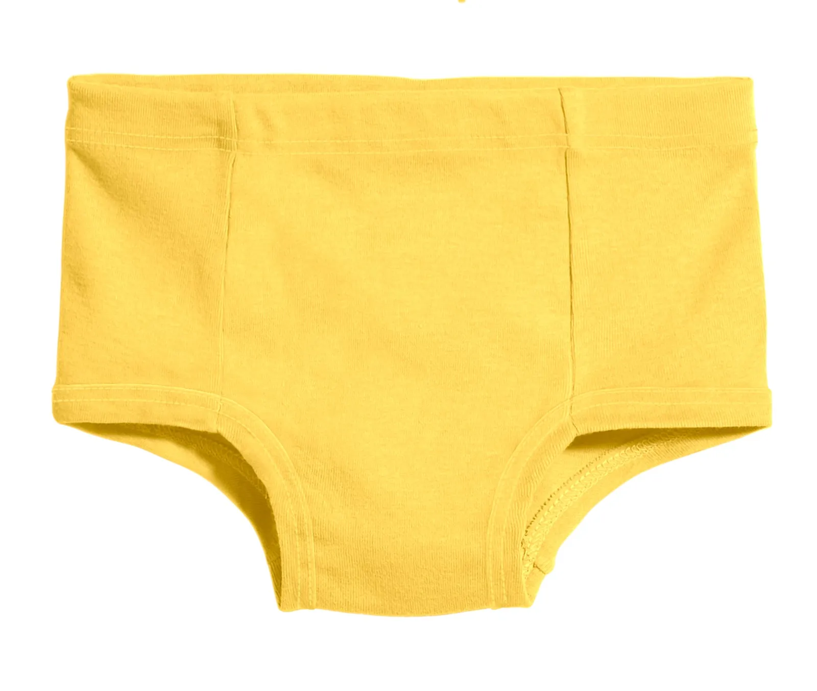 Boys and Girls Soft Cotton Simple Brief | Yellow