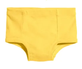 Boys and Girls Soft Cotton Simple Brief | Yellow