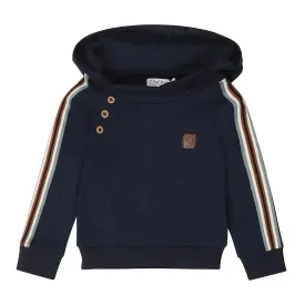 Boys Dark Blue Hoodie | Dirkje