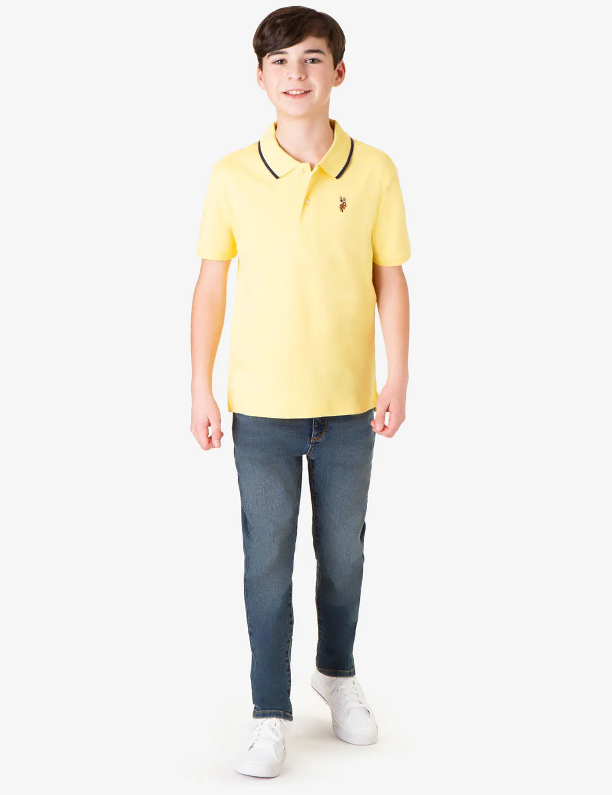 BOYS INTERLOCK POLO SHIRT