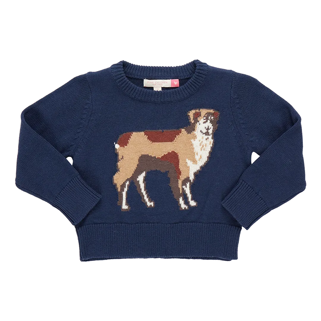 Boys Oliver Sweater - Happy Dog