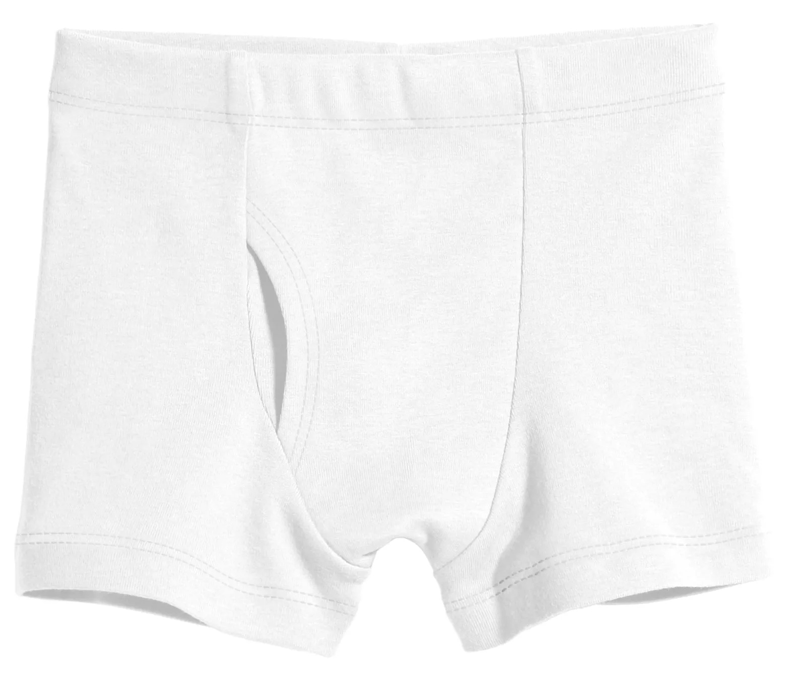 Boys Organic Cotton Boxer Brief | White