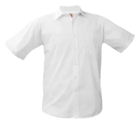 Boys Short Sleeve Dress Shirt - White