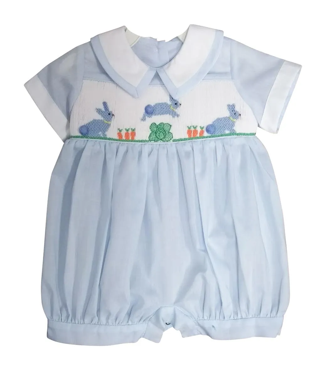 Boys Smocked Easter Romper