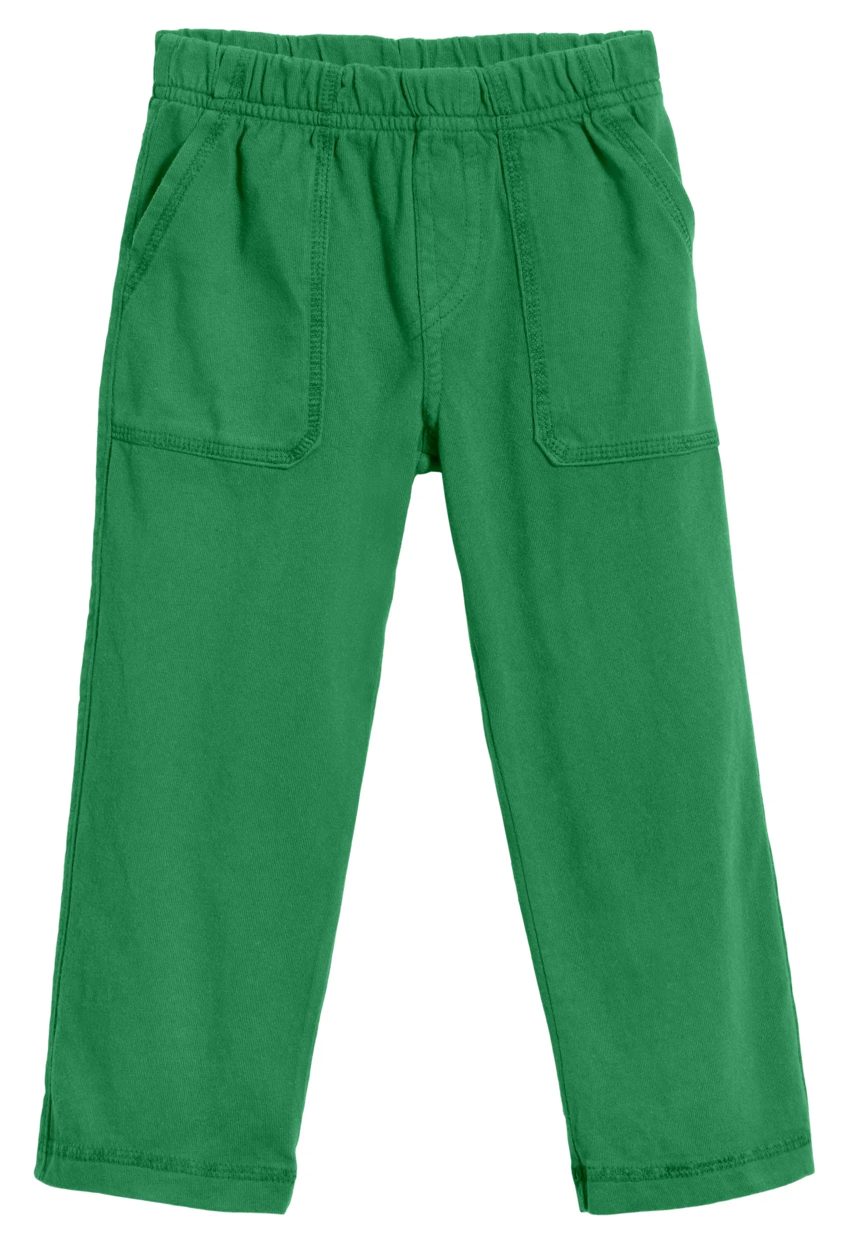 Boys Soft Cotton 3-Pocket Jersey Pants - UPF 50  | Elf Green