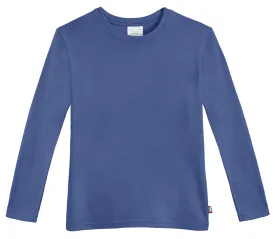 Boys Soft Cotton Jersey Long Sleeve Tee | Smurf Blue