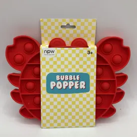 Bubble Popper Red Crab Toy NEW