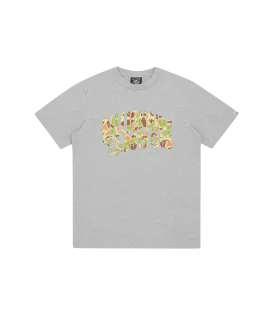 CAMO ARCH LOGO T-SHIRT - HEATHER GREY