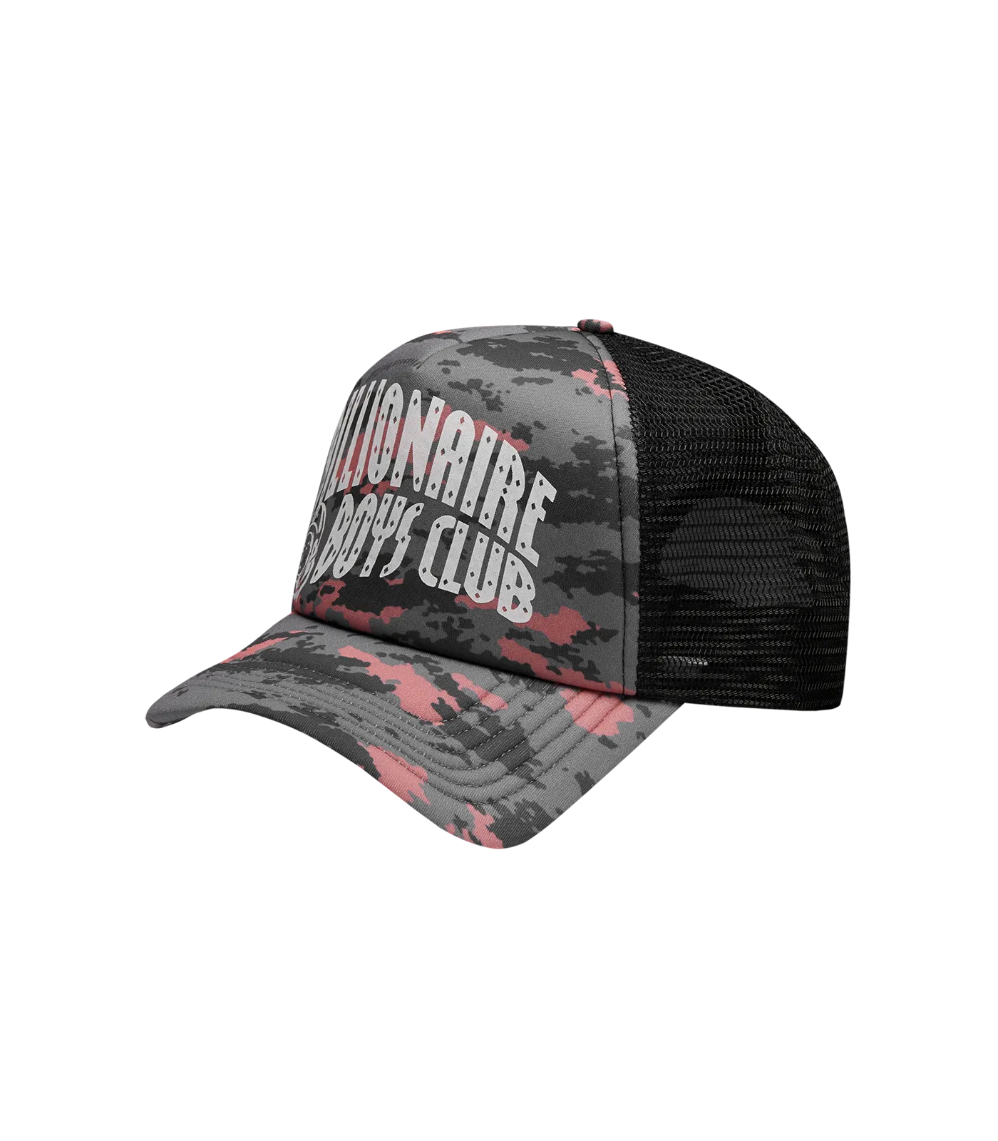 CAMO ARCH LOGO TRUCKER CAP - GREY