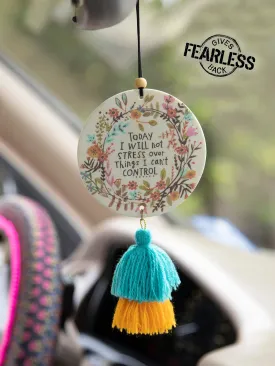 Car Air Freshener - Today I Will Not Stress