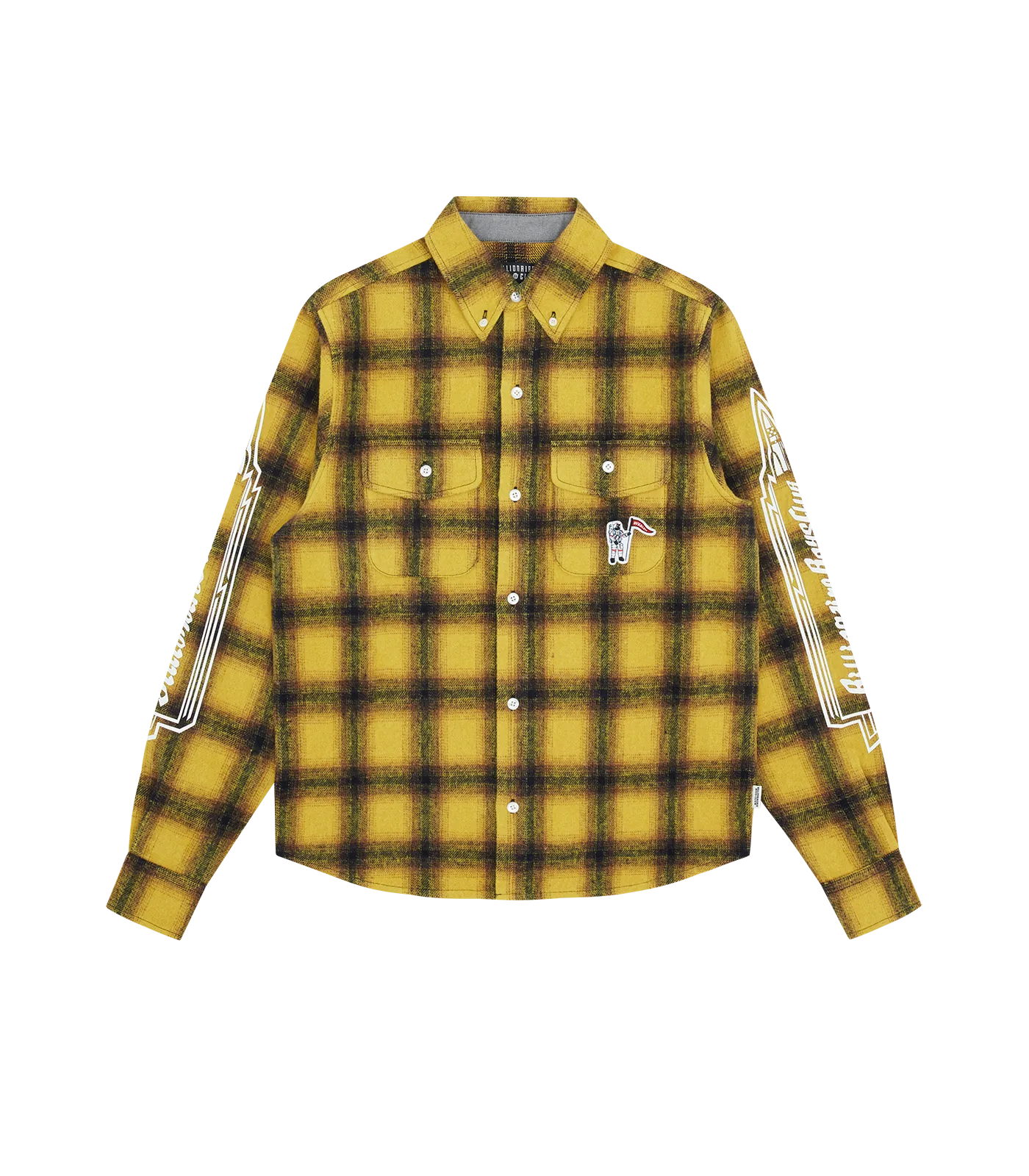 CHECK L/S SHIRT - YELLOW