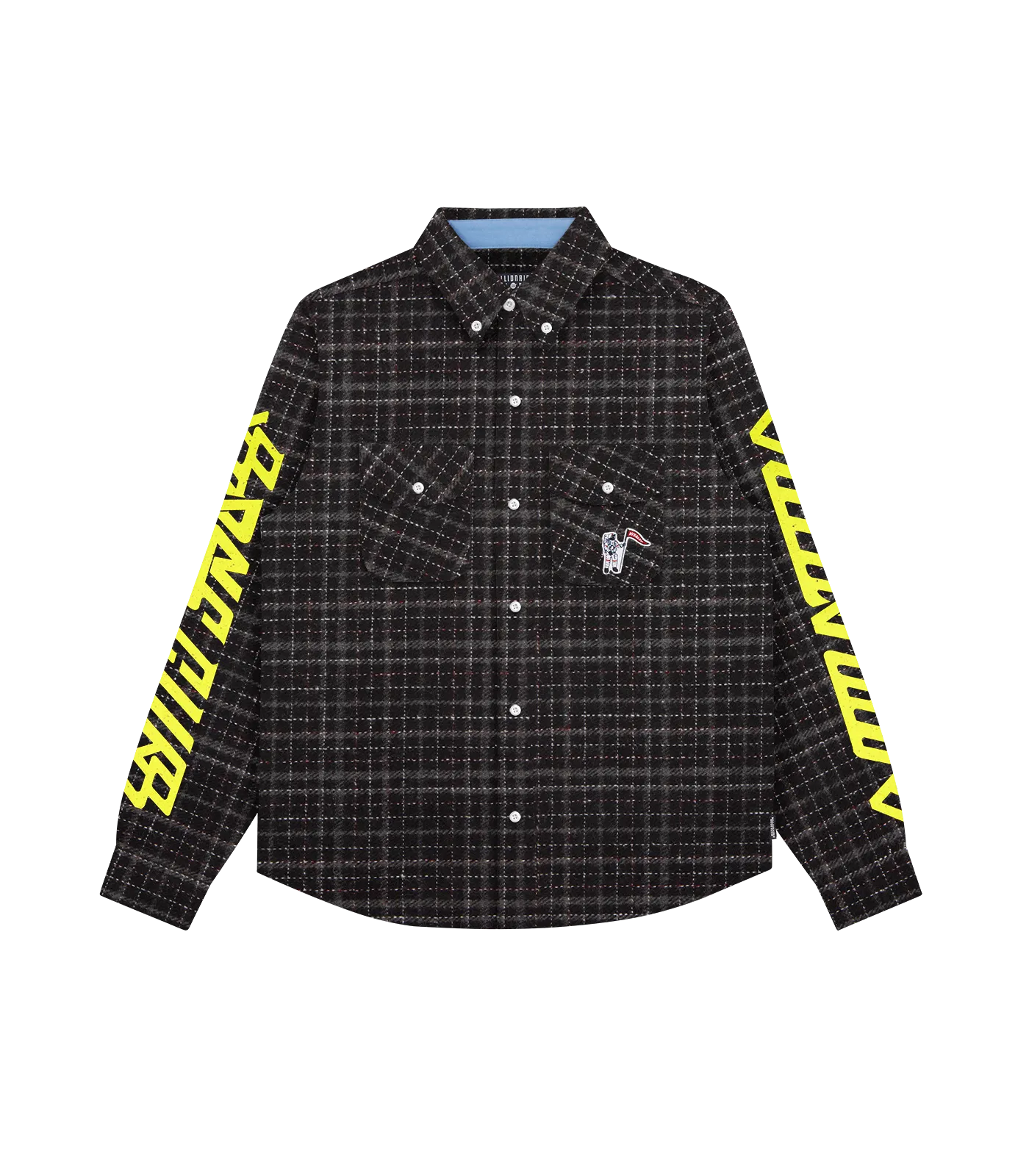 CHECK SHIRT - BLACK