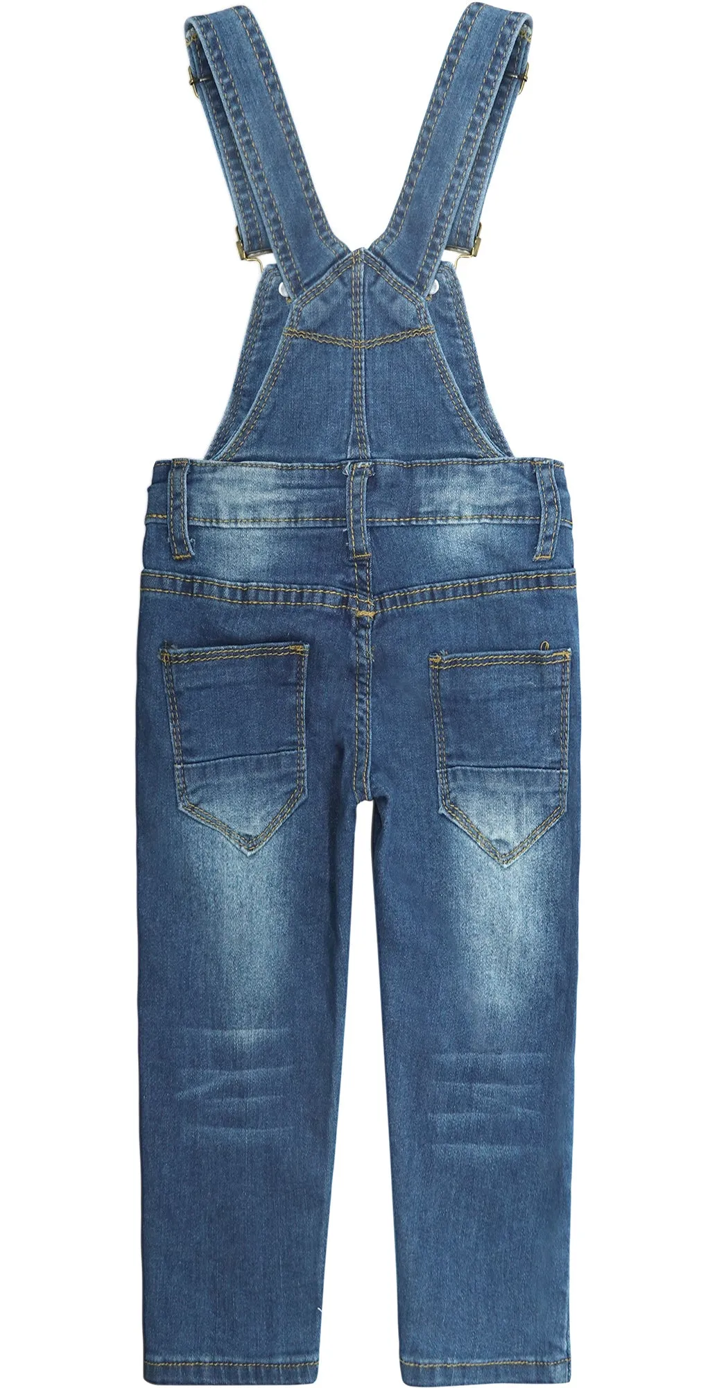 Child Denim Cute Slim Pants Jeans Overalls