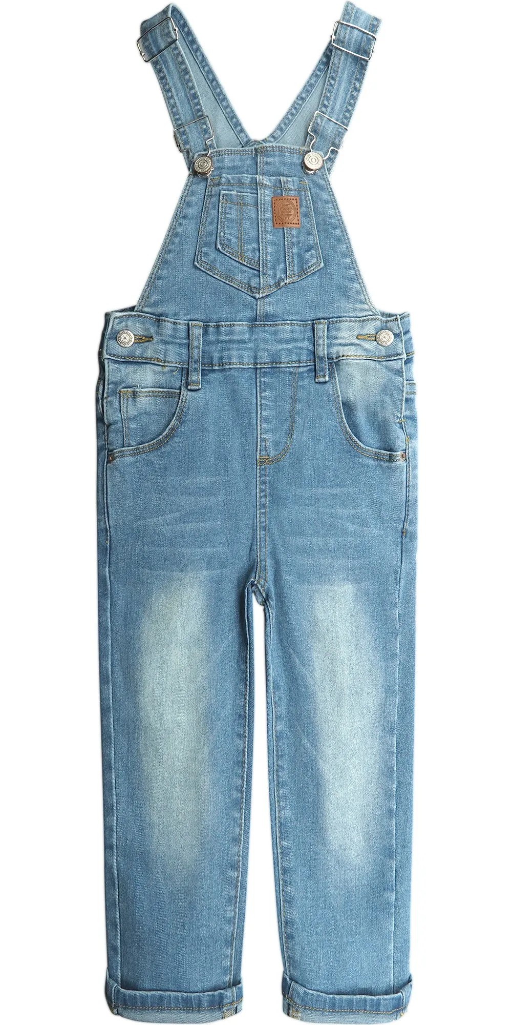 Child Denim Cute Slim Pants Jeans Overalls